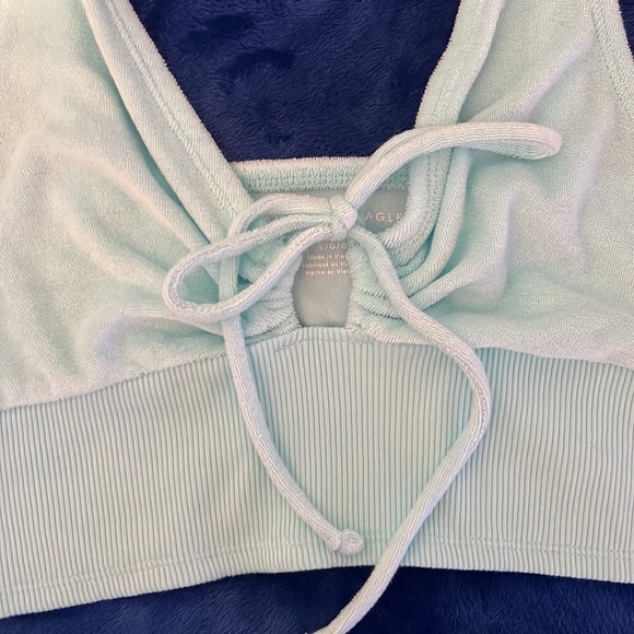 American Eagle Mint Green Crop Top - Picture 3 of 7